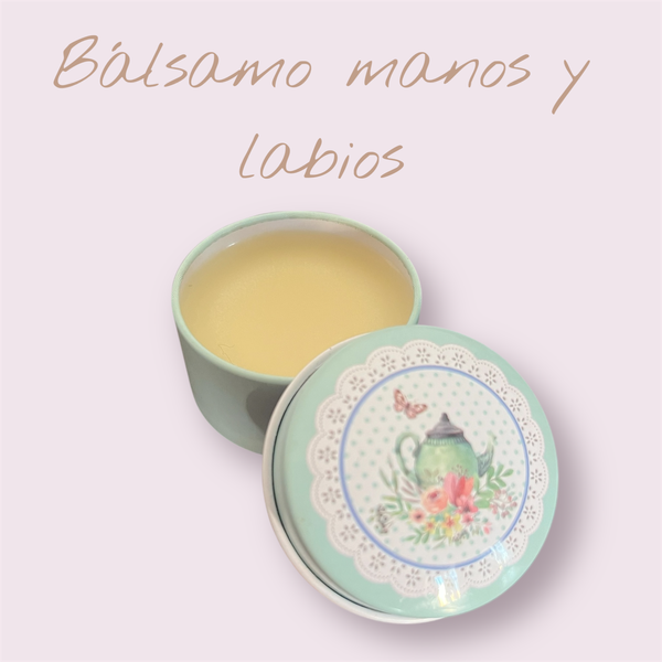 Producto - BÁLSAMO Ancestral labios y manos- Lata flores 25 cc-