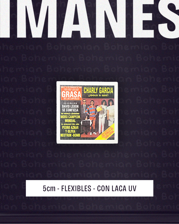 Producto - Iman GRASA DE LAS CAPITALES, SERU GIRÁN - Rock Nacional