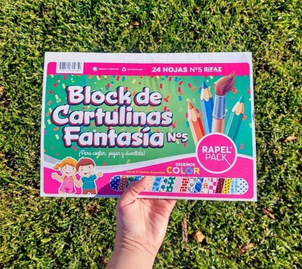 Producto - Block de cartulinas Fantasia N5