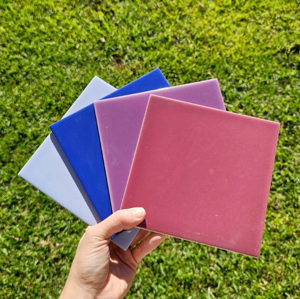 Producto - Pack Azulejos Violetas x 4 - 15x15cm
