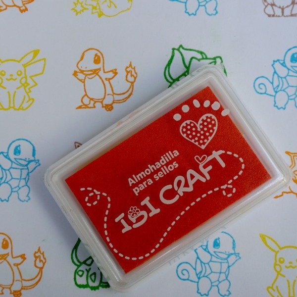 Producto - Almohadilla con tinta naranja