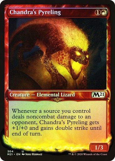 Producto - Chandra's Pyreling Showcase Foil  Core Set 2021