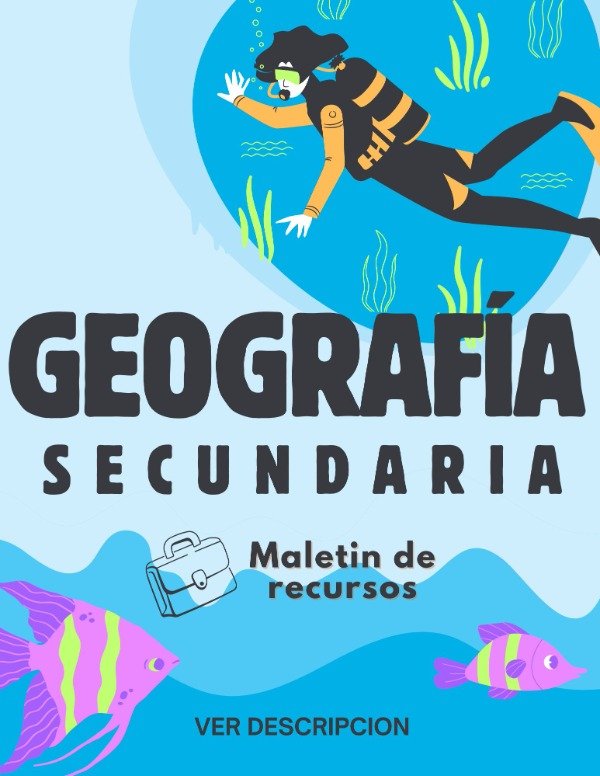 Producto - MALETÍN DE RECURSOS DE GEOGRAFÍA SECUNDARIA