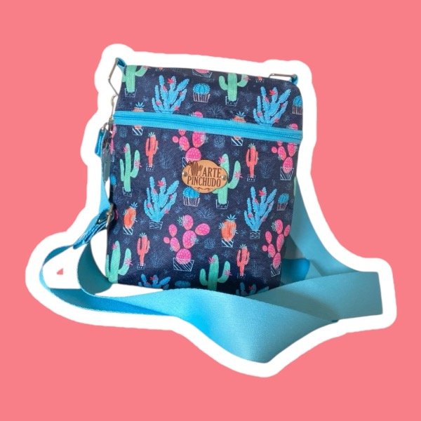 Producto - Bandolera cactus AZUL
