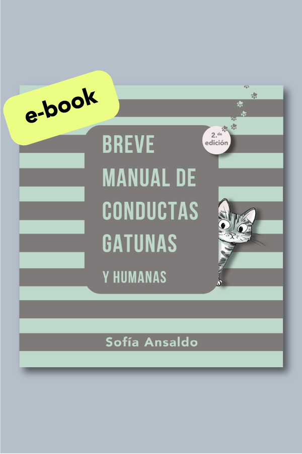 Producto - EBOOK - Breve manual de conductas gatunas y humanas - Sofía Ansaldo