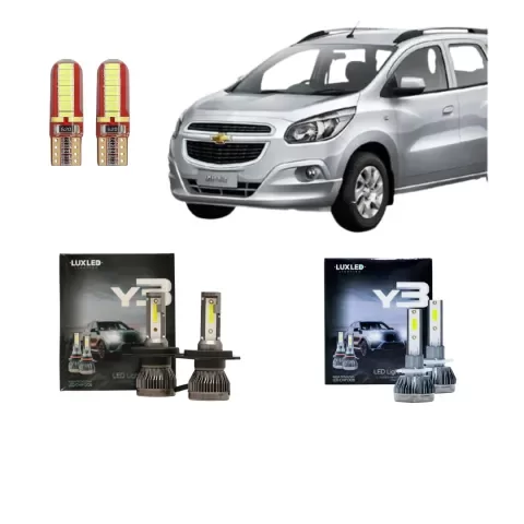 Producto - Kit Cree Led Y3 Luz Baja Alta Y Antiniebla Chevrolet Spin
