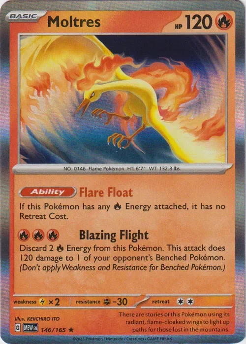 Producto - Moltres - 146/165 - Scarlet and Violet 151 - Holo