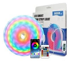 Producto - Tira LED Neon Ogaan con Control Remoto y App 5Mts