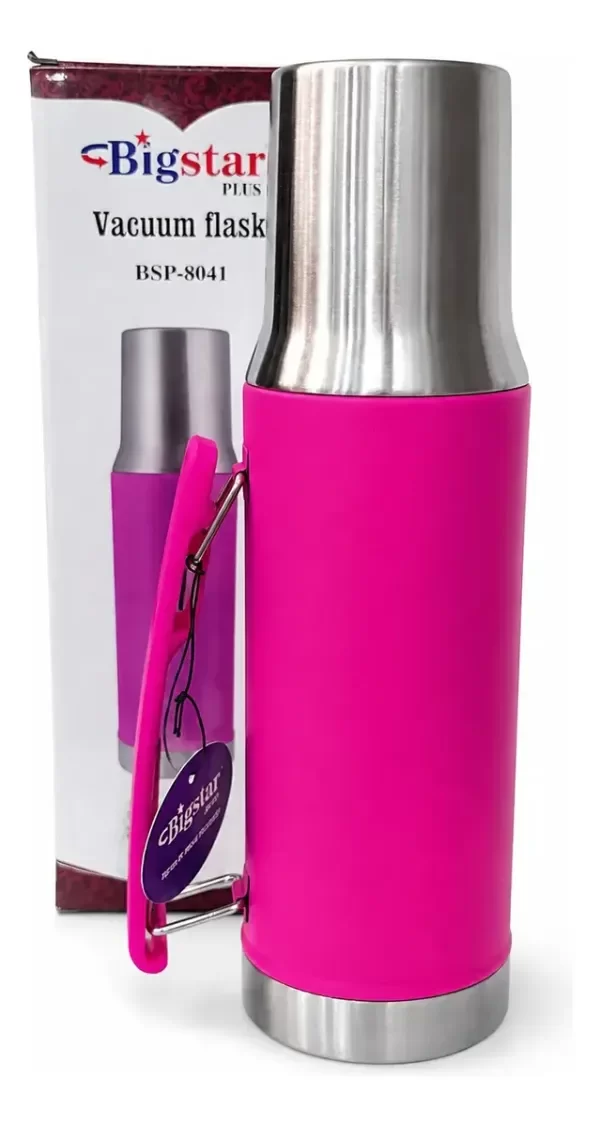 Producto - TERMO SYSTEM 1LITRO.  ACERO INOXIDABLE .  TAPA MATE + PICO CEBADOR. - 3