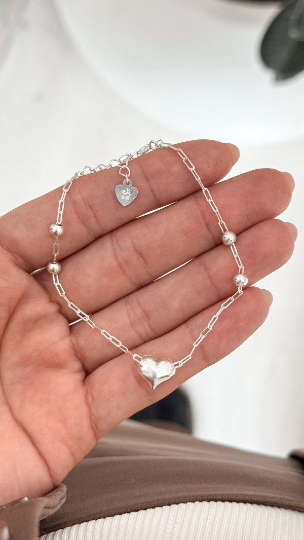 Producto - Pulsera forcet fina corazon