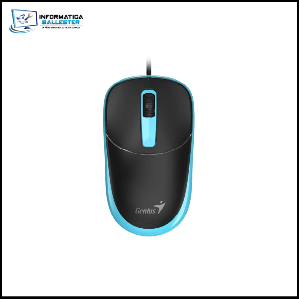 Producto - Mouse Genius DX-123 USB Negro y Azul