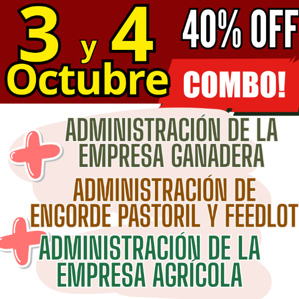 Producto - COMBO 3 CURSOS: Admin Ganadera + Engorde Pastoril y Feedlot + Admin Agrícola - 0