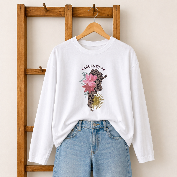 Producto - Remera Argentina blanca
