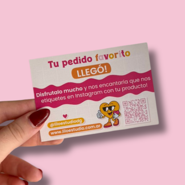 Producto - Diseño de tarjeton