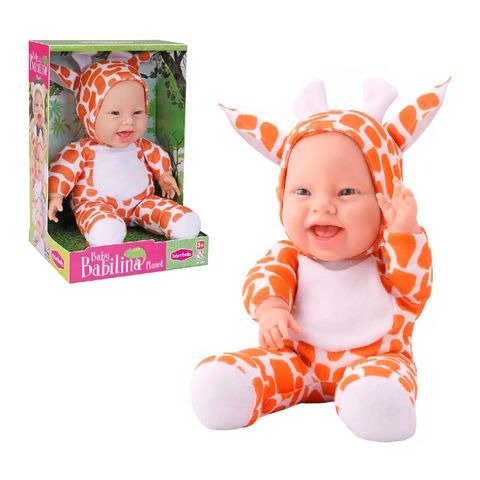 Producto - BEBE BABILINA JIRAFA 34CM EN CAJA 18X26X16CM BAMBOLA