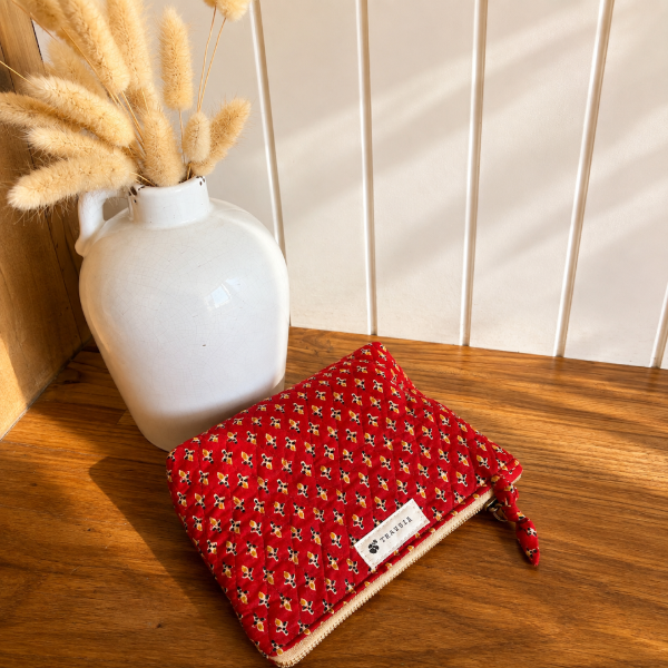 Producto - Neceser Plano Chico Bordó Mini
