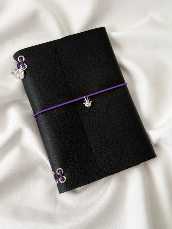 Producto - Agenda Midori Negro Lisa A5