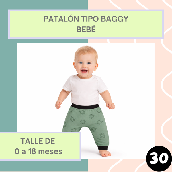 Producto - Pantalón Tipo Baggy Bebé