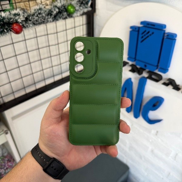 Producto - Puffer Verde - Samsung A15