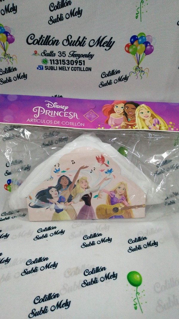 Producto - SERVILLETERO CON 15 SERVILLETAS BLANCAS PRINCESAS