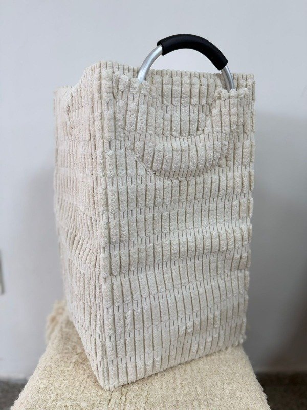 Producto - Cesto p/ ropa AFELPADO c/ manija