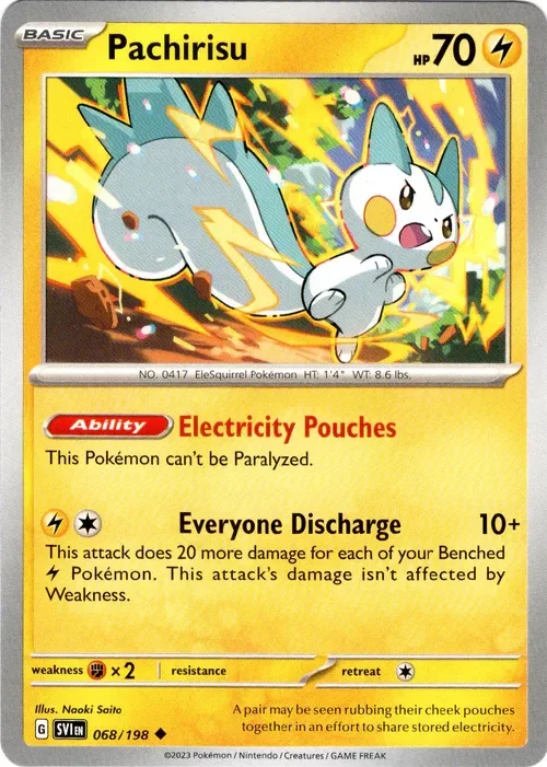 Producto - Pachirisu - 068/198 - Scarlet and Violet
