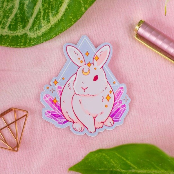 Producto - Sticker Conejo Lunar