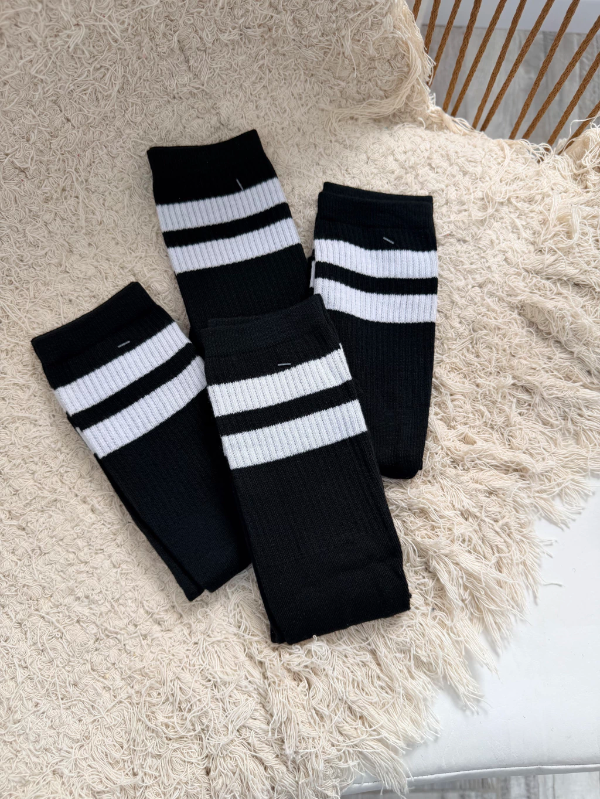 Producto - 3/4 doble algodón 35/41- Old School negras
