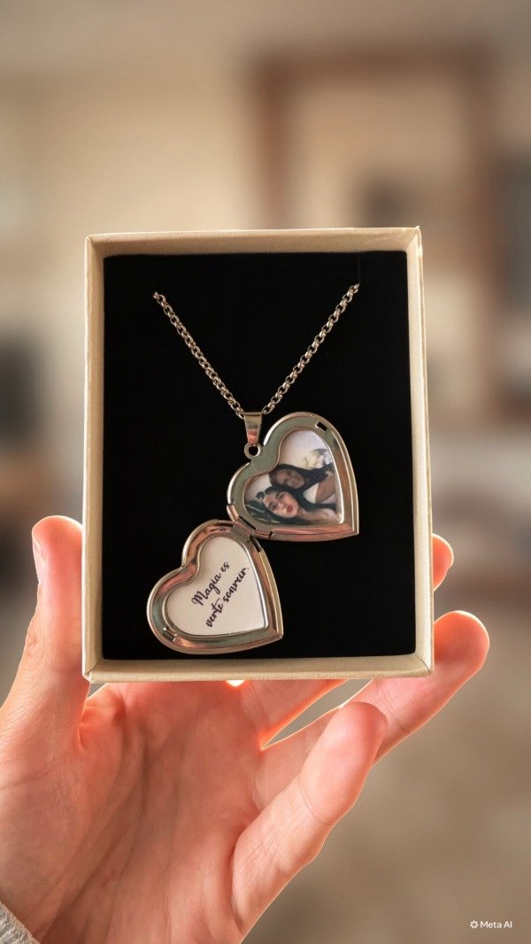 Producto - Relicario de Acero Quirúrgico con Fotos Personalizadas - 3