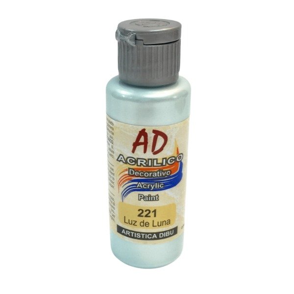 Producto - Acrilico Metalizado 60ml AD color LUZ DE LUNA