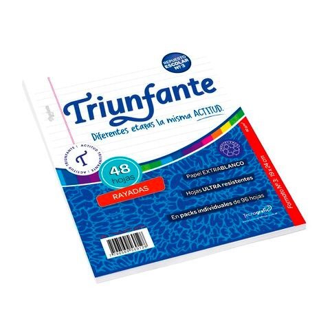 Producto - REPUESTO CARTA RAYADO 48H TRIUNFANTE