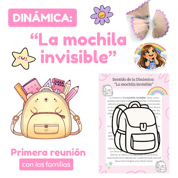 Producto - Dinámica: "La Mochila Invisible" -  Primera Reunión con las Familias