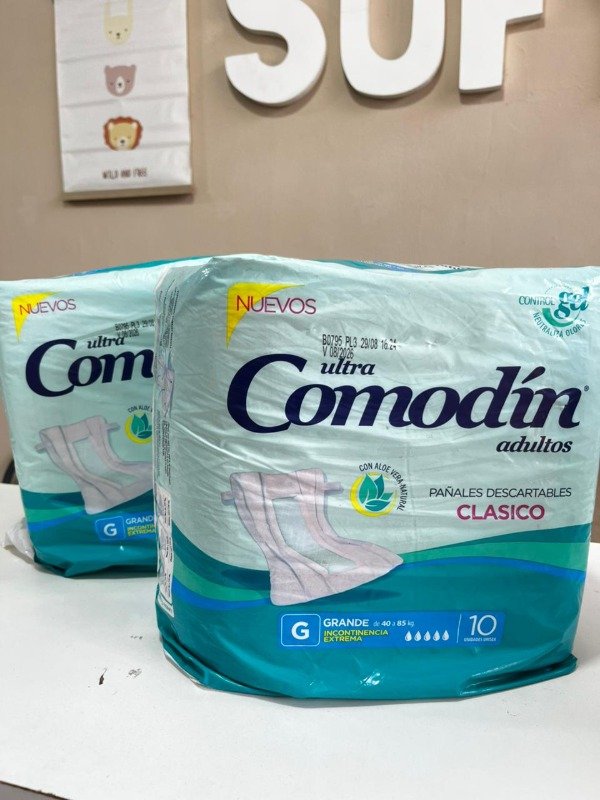 Producto - Pack x2 Comodin pañales adulto Rectos talle G