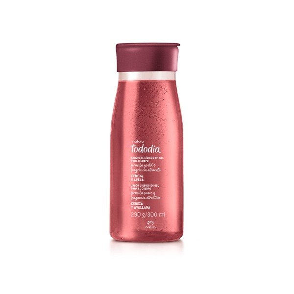 Producto - Jabón líquido en gel corporal cereza y avellana 300ml.