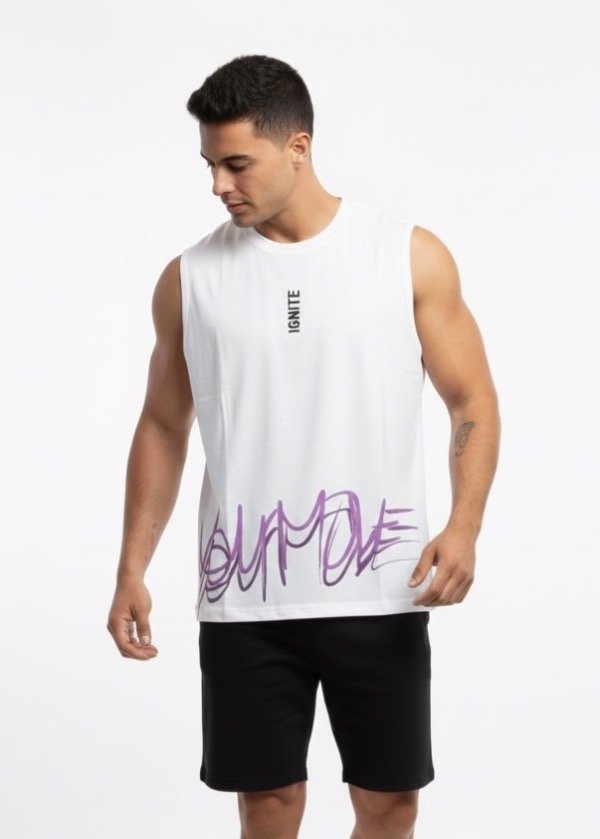 Producto - Musculosa FIRE Blanca