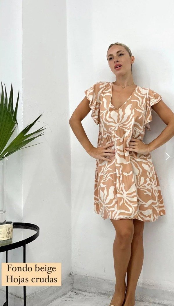 Producto - Vestido beige corto