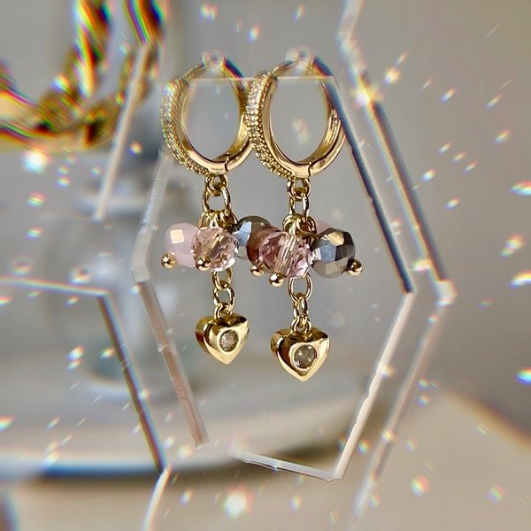 Producto - Aros sutil morado
