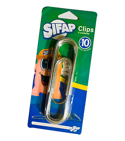 Producto - broches clips SIFAP  nro 10  x 5 unidades