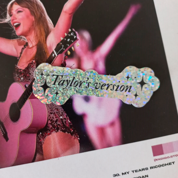 Producto - Sticker Vinilo Glitter - Taylor's version