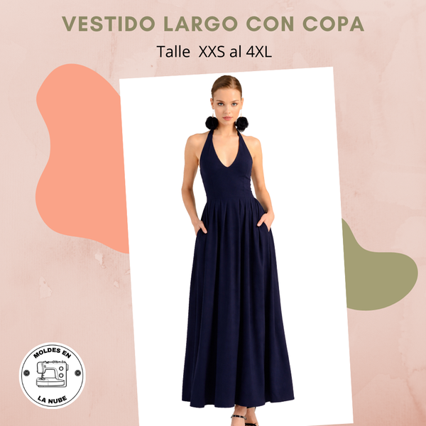 Producto - Vestido Largo con Copa