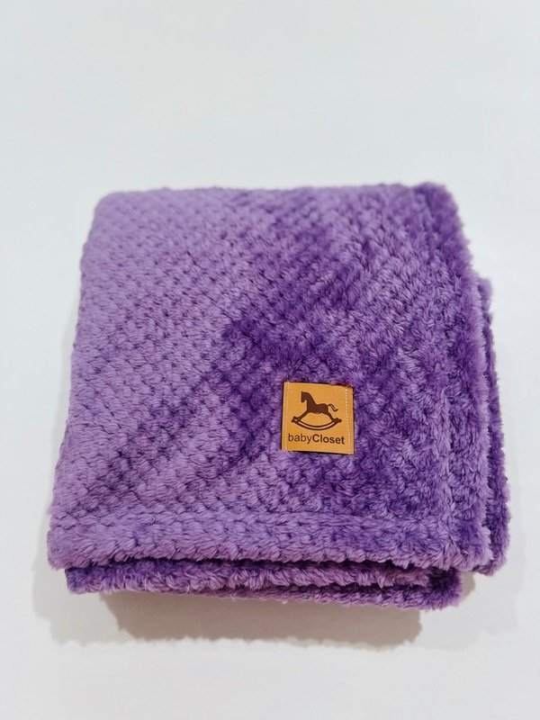Producto - Manta polar BC textura lila