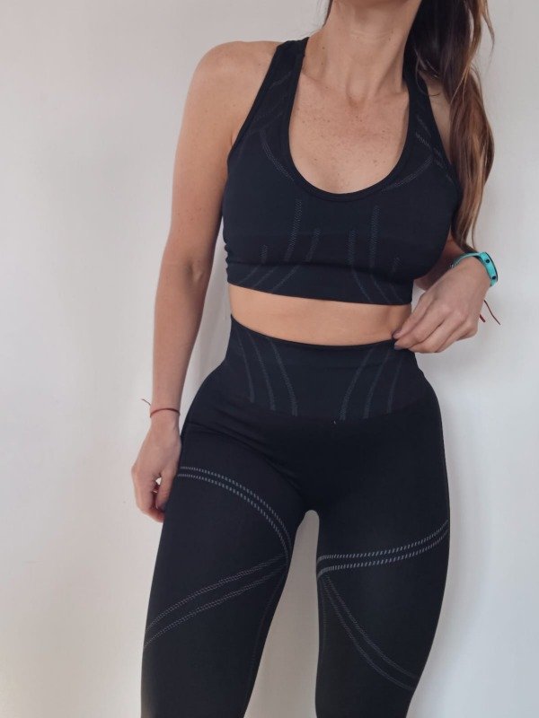 Producto - Calza Caliet Negra Seamless