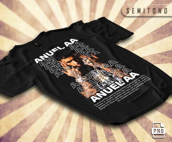 Producto - Diseño Para remera ANUEL 01