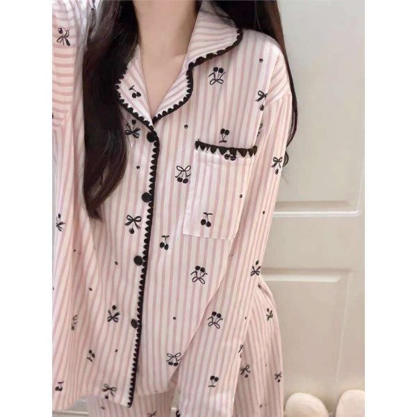 Producto - Pijama rosa de lazos - 1