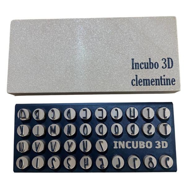 Producto - ABC Premium en caja línea Clementine - Mayúsculas y números