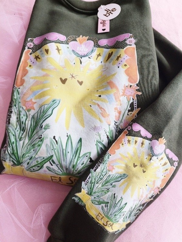 Producto - Buzo frisado TAROT  "EL SOL" , ULTIMO EN TALLE L