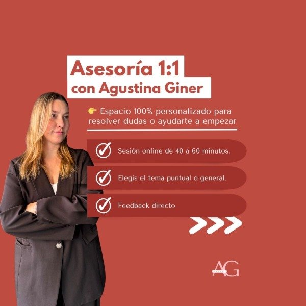 Producto - Asesoría 1:1 con Agus
