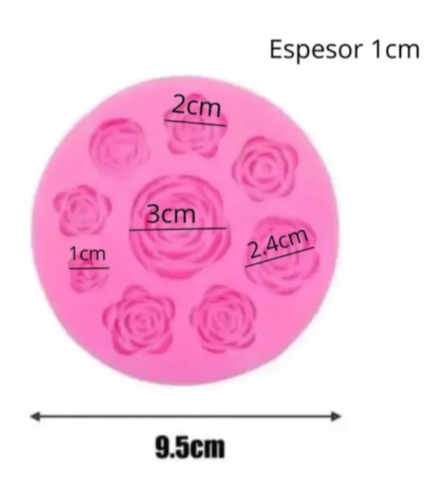 Producto - Molde Rosas x 9 - 1