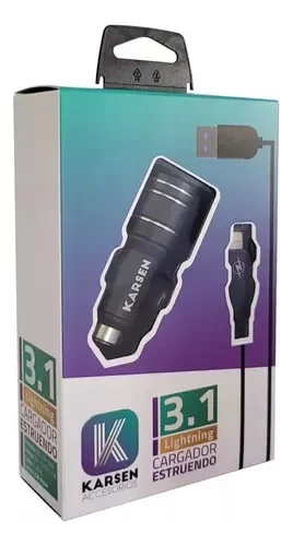 Producto - Cargador de auto USB-C 3.1 A Karsen