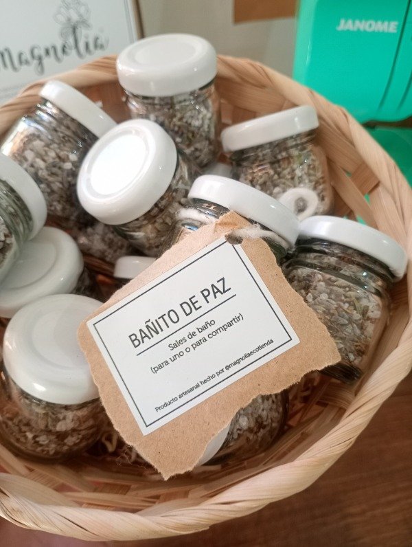 Producto - Bañito de paz, sales de baño para compartir